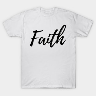 Faith - Set Your Intentions - Word of the Year List T-Shirt